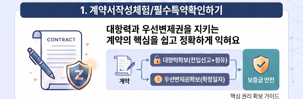 1. 계약서작성체험·필수특약확인하기